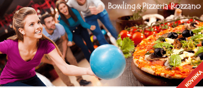 2 hodiny BOWLINGU + 2x pizza - Jaroměř