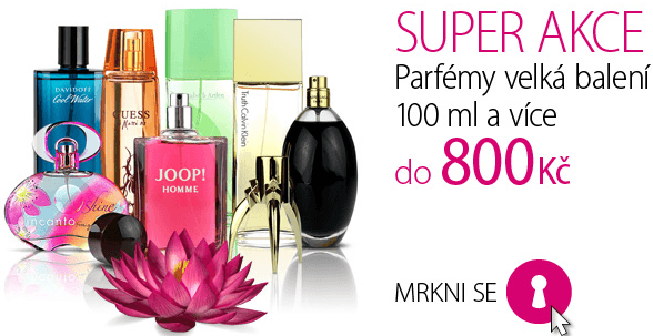 Parfums - výprodej 100ml parfémů do 800 Kč