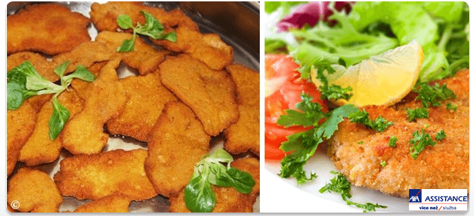 Mix řízečků v restauraci Pod Jasanem(Rokycany)
