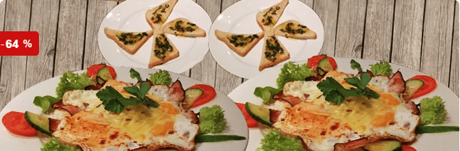 Snídaně pro 2 osoby v restauraci Café 04