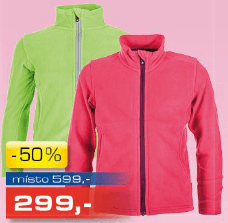 Dětská fleecová mikina - 50%