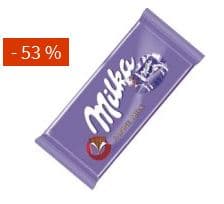 Čokoláda milka za 15,90 Kč
