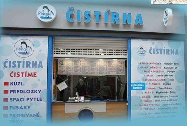 Čistírna oděvů Penguin - sleva 50 %