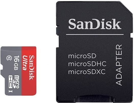 Micro SDHC SanDisk 16GB class 10 - nejlevněji