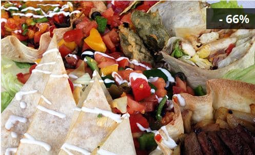 XXL MAXI plato mexických specialit