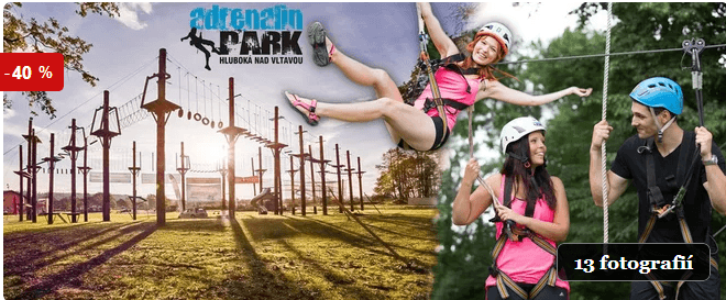 Vstup na 5 senzačních atrakcí v Adrenalin parku