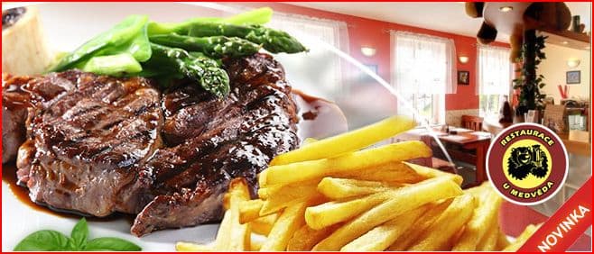 2x 250g STEAK Z KRKOVIČKY včetně PŘÍLOHY