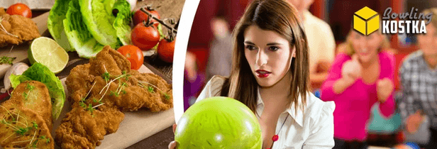 Hodina bowlingu a 1 kg řízečků