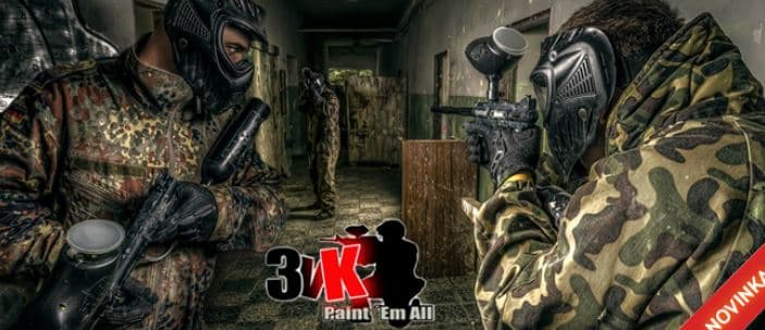 	CELODENNÍ PAINTBALL na unikátním hřišti 