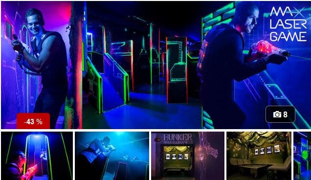  Laser game v centru Prahy až pro 16 hráčů! 