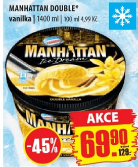 Manhattan zmrzlina - 45%