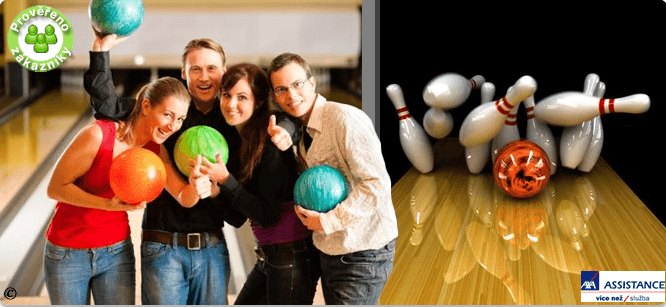 Bowling až pro 10 hráčů na 2 hodiny