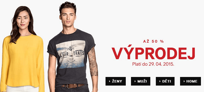 H&M - sleva 50%