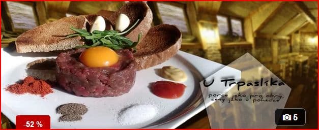 Tataráky – hovězí, lososový a okurkový