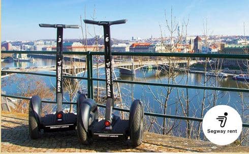  Až 120minutová projížďka Prahou na Segwayi