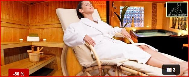 Relaxace v sauně a vířivce pro dva