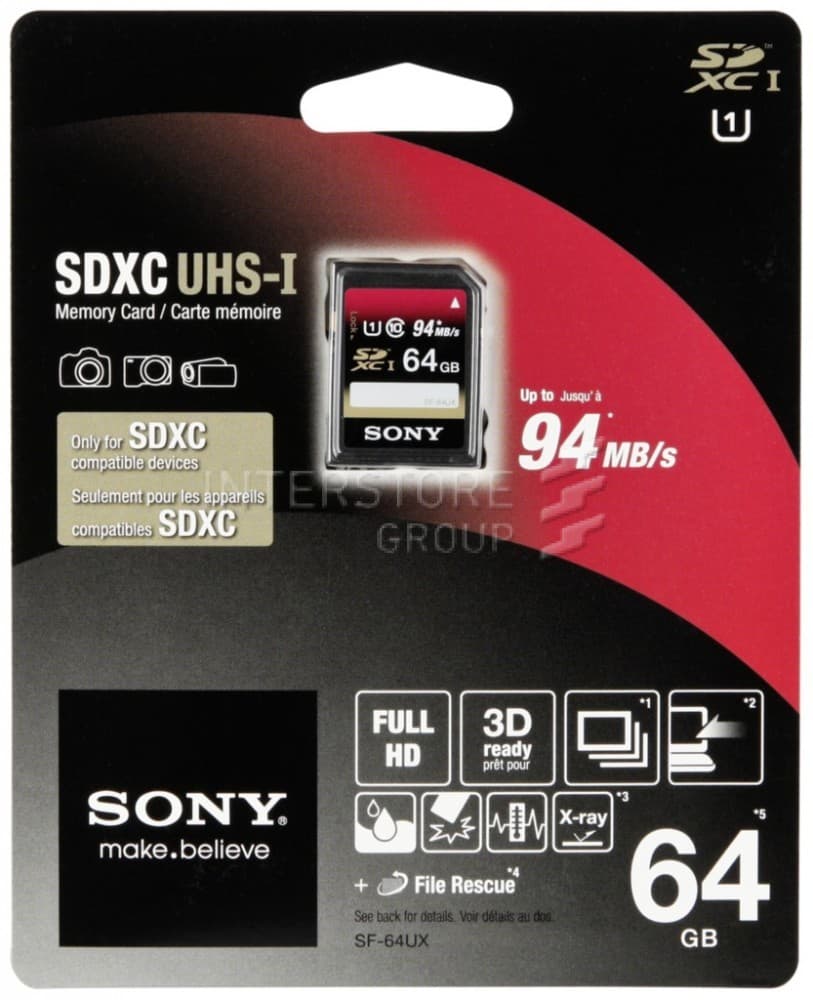 Paměťová karta Sony SDXC - 64GB, 10 - sleva 400