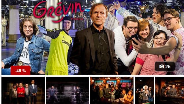  Vstup do slavného muzea Grévin i sleva do kavárny