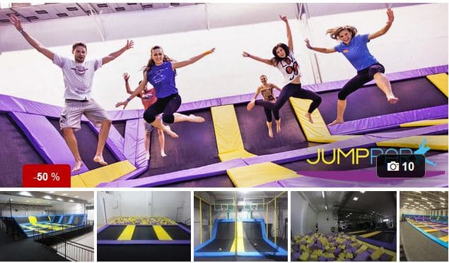 60 minut na trampolínách v Jumpparku 