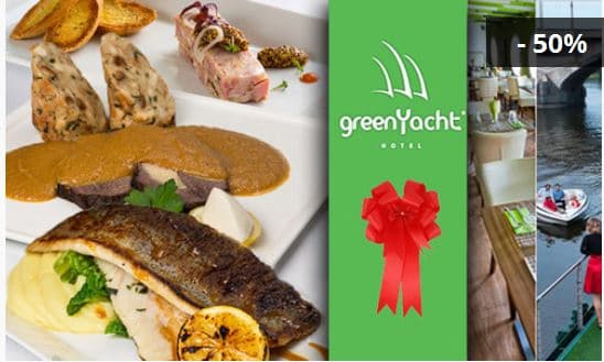 Luxusní romantická večeře na lodi GreenYacht