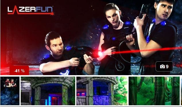 Laser game v nové aztécké aréně LazerFun