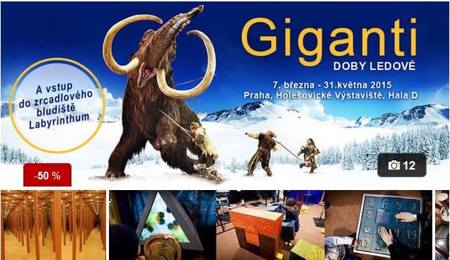 Vstupenka na Giganty doby ledové a do...