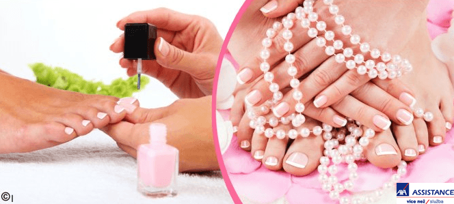Wellness pedikúra s masáží a lakem