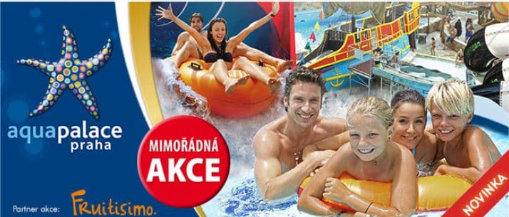 Vodní svět v Aquapalace - vstup na 4 hodiny
