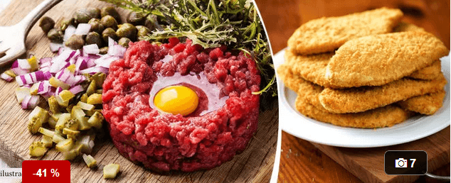 300g tatarský biftek a desatero topinek