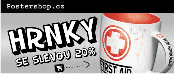 Hrnky se slevou 20 % na Postershop.cz