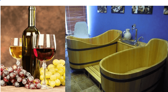 Speciální vinná koupel pro DVĚ osoby - Poděbrady