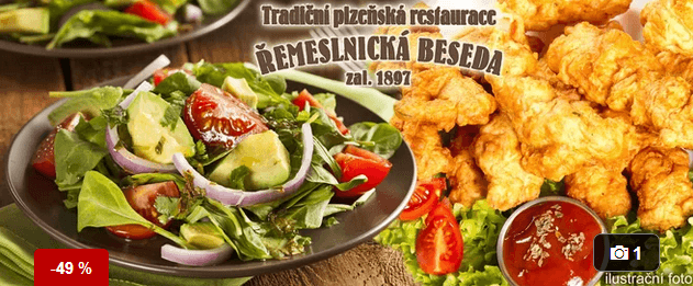 Řízky, stripsy, saláty, bramboráky