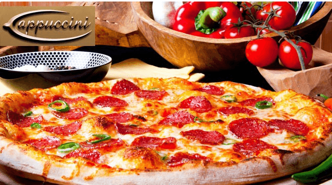 2 pizzy v Ristorante Cappuccini