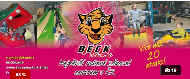 Celodenní vstup do zábavního centra Beckiland!