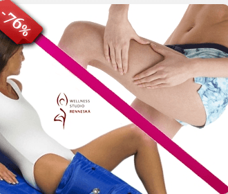Přístrojová lymfodrenáž s anticelulitidním zábalem