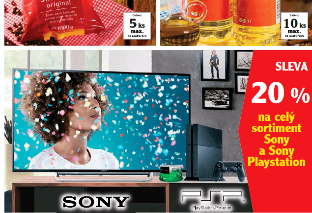 Sleva 20% na vše od Sony a Playstation