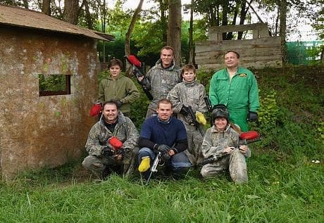 Paintball v Chotěšově u Plzně s plnou výbavou