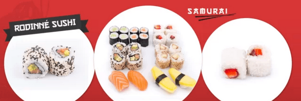 Sushi set ze Samurai Sushi dovezený až do domu