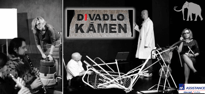 Divadelní hra Mamut mamut v pražském Divadle Kámen