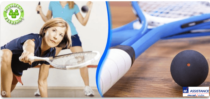 1 hodina squashe v Plzni ve SportPalace Doubravka