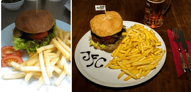 Výborný veganský burgr s přílohou
