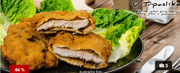 1,2 kg kuřecích a vepřových řízků s oblohou