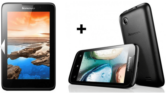 Tablet + mobil Lenovo- balíček za zvýhodněnou cenu