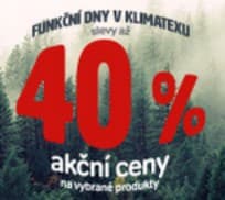 Akční slevy na vybrané zboží od Klimatexu do 9.6.