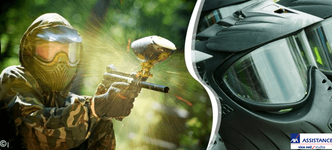 Venkovní paintball, zapůjčení výbavy,občerstvení