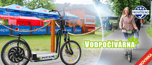 Zapůjčení ELEKTROKOLOBĚŽKY - hodinová projížďka