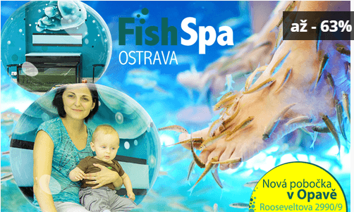 Koupel s rybkami Garra Rufa(Ostrava a Opava)