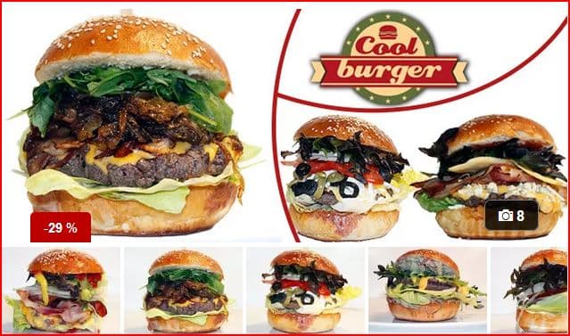 COOLBURGER – na výběr ze 7 burgerů(Litoměřice)
