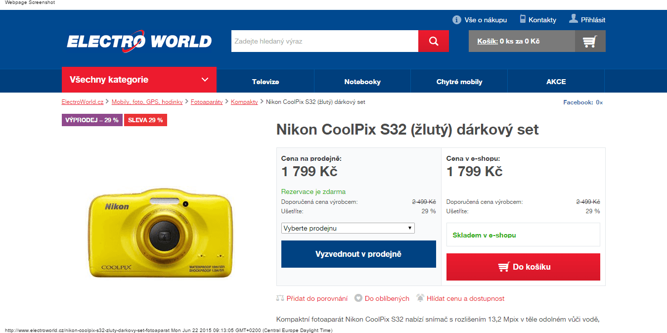 Dnešní pecky v Electroworldu
