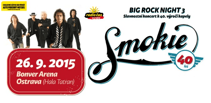Koncert glamrockové legendy SMOKIE